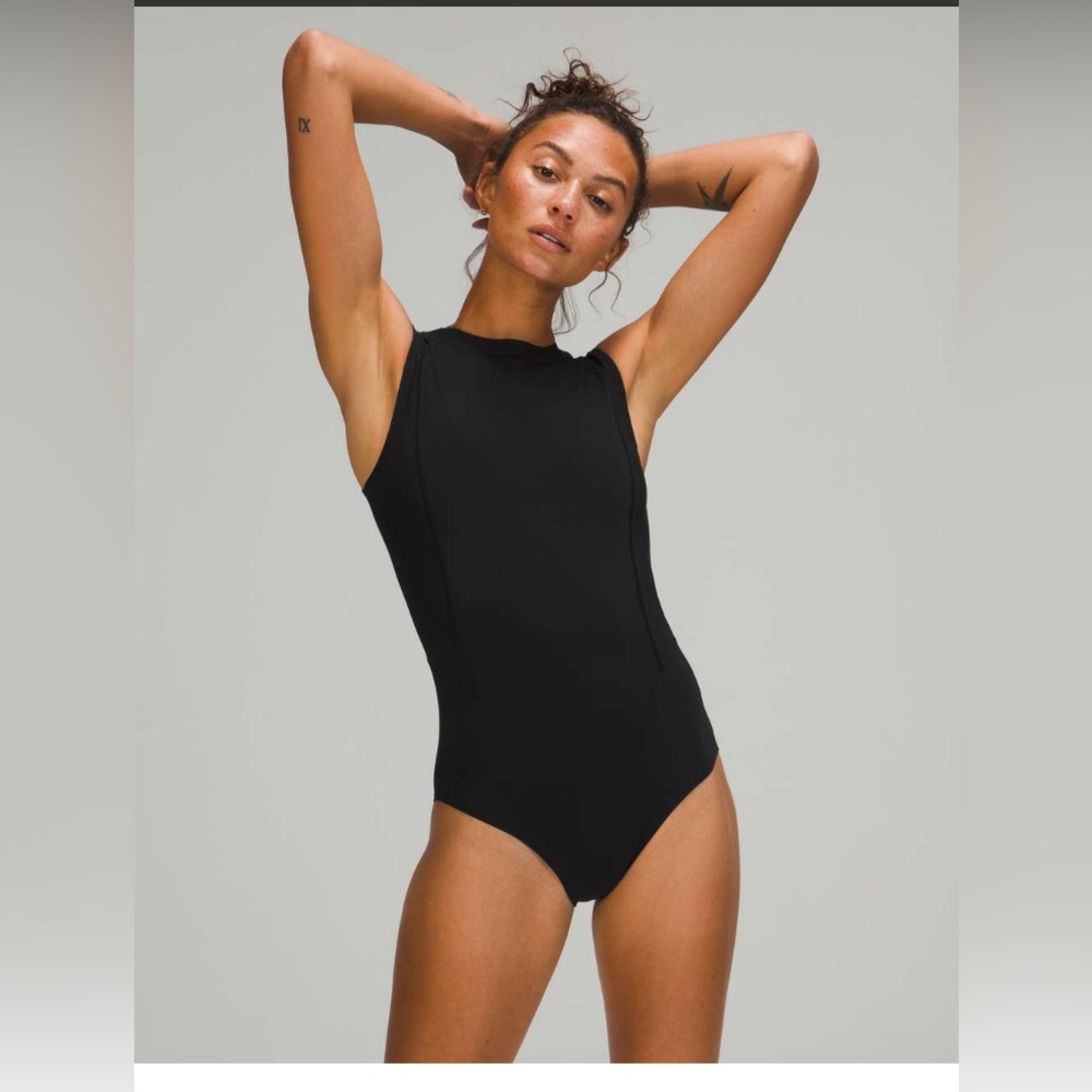 Lululemon Athletica Black One-Piece Swimwear Sleek Design